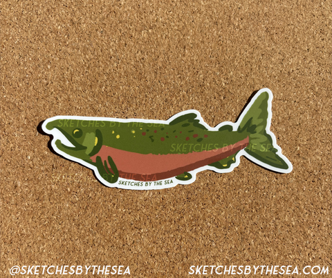 Salmon Sticker ST854