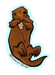 Sea Otter Sticker ST857
